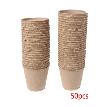 50Pcs 2.4\" Paper Pot Plant Starters Seedling Herb Seed Nursery Cup Kit Organic Biodegradable Eco-Friendly Home Cultivation L4MB
50Pcs 2.4\" Paper Pot Plant Starters Seedling Herb Seed Nursery Cup Kit Organic Biodegradable Eco-Friendly Home Cultivation L4MB