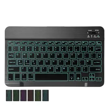 10 Inch Three Systems Universal Colorful Luminous Keyboard Wireless Bluetooth Keyboard Slim For Macs/IOS / Android/ Windows
10 Inch Three Systems Universal Colorful Luminous Keyboard Wireless Bluetooth Keyboard Slim For Macs/IOS / Android/ Windows