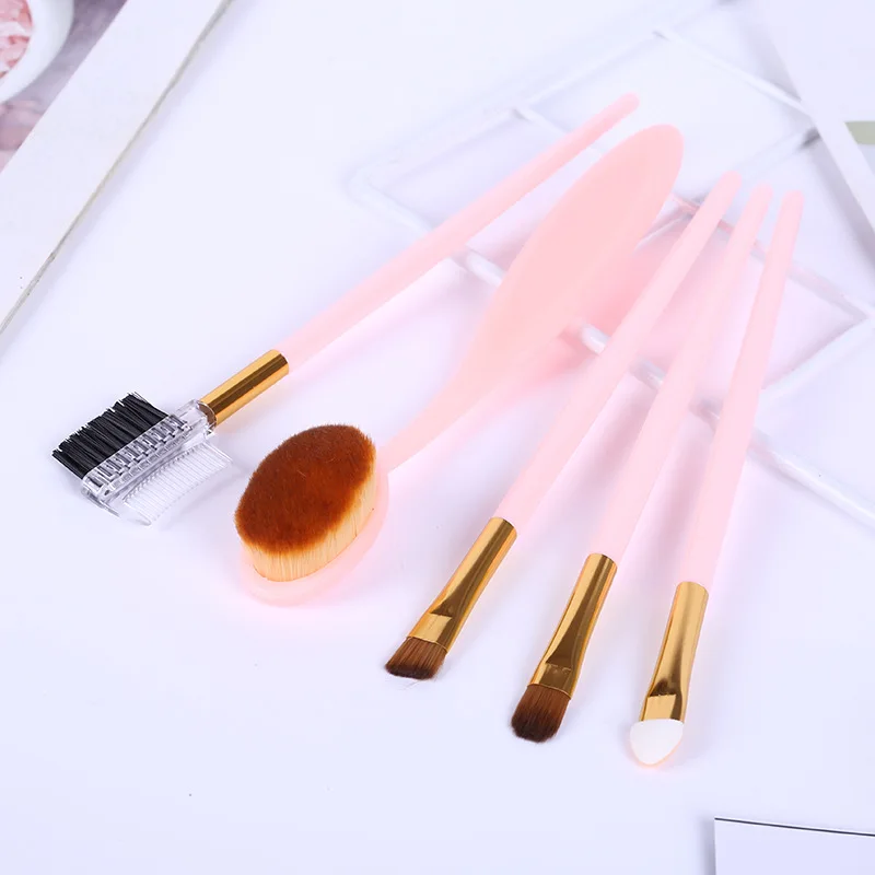5Pcs Makeup Brushes Tool Set Powder Foundation Blush Eyeshadow Cosmetic Foundation Blush Blending Make Up Brush Tool
5Pcs Makeup Brushes Tool Set Powder Foundation Blush Eyeshadow Cosmetic Foundation Blush Blending Make Up Brush Tool