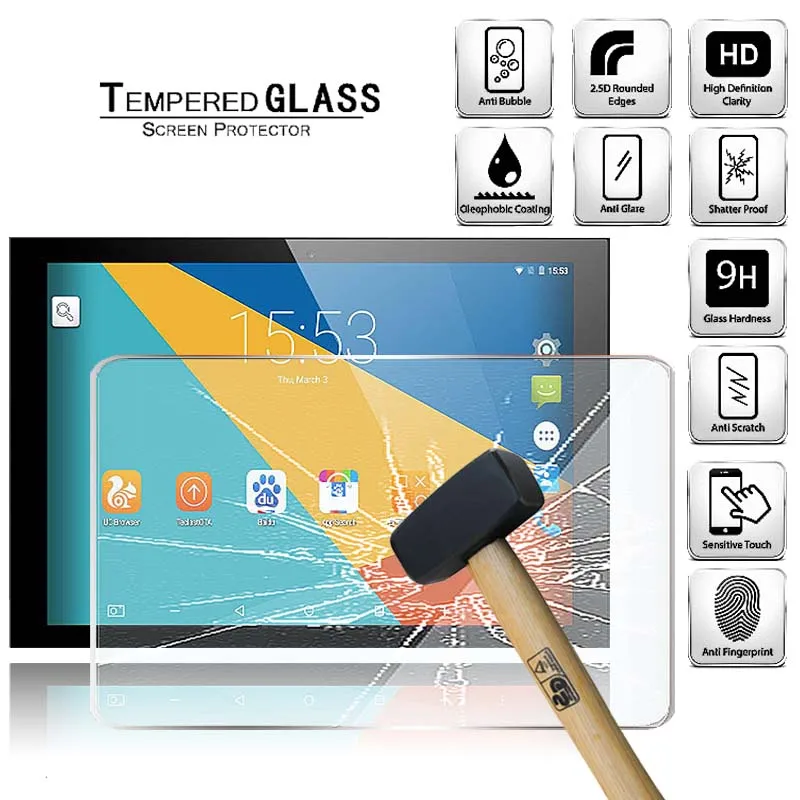 Tablet Tempered Glass Screen Protector Cover for Teclast X10 Tablet HD Eye Protection Anti-Fingerprint Tempered Film
Tablet Tempered Glass Screen Protector Cover for Teclast X10 Tablet HD Eye Protection Anti-Fingerprint Tempered Film