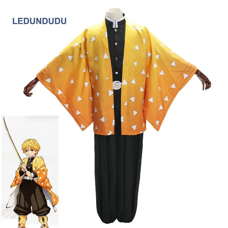 Demon Slayer Kimetsu no Yaiba Cosplay Costumes Agatsuma Zenitsu Men Uniforms Party Suit for Halloween and Cos Capes
Demon Slayer Kimetsu no Yaiba Cosplay Costumes Agatsuma Zenitsu Men Uniforms Party Suit for Halloween and Cos Capes