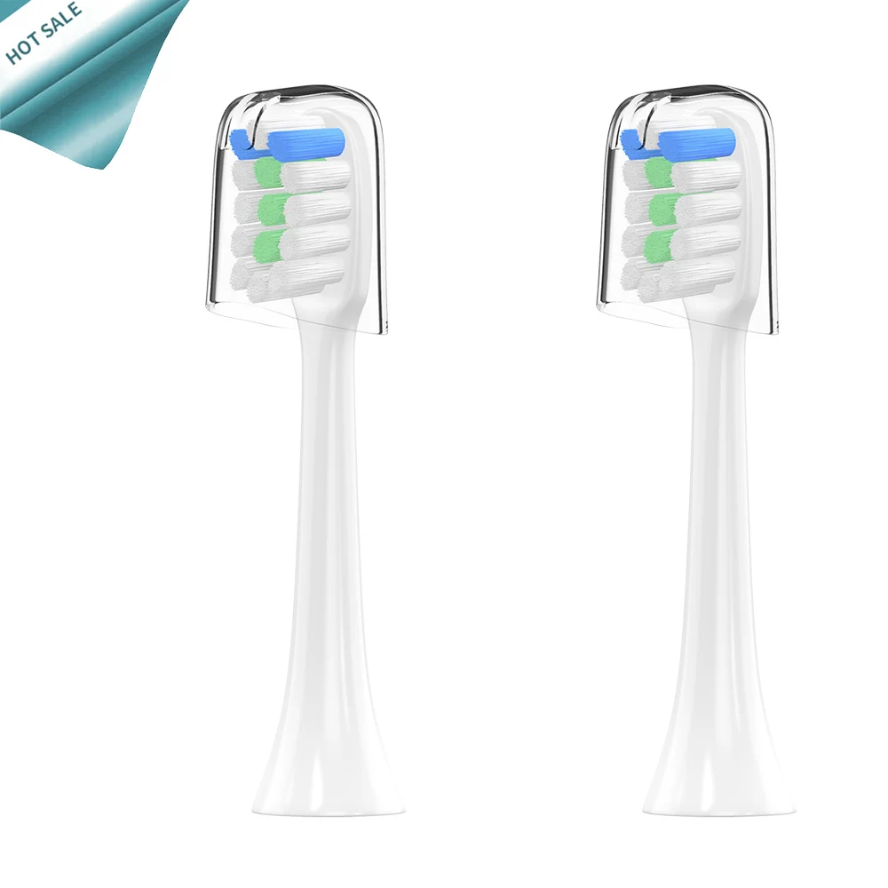 

2pcs Soocas X3 X1 X5 for Xiaomi Mijia SOOCARE X1 X3 Tooth Brush Head Sonic Electric Replacement Tooth Brush heads with cap
