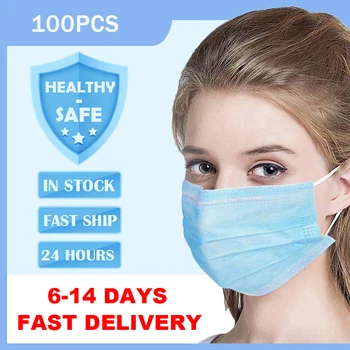 Mouth Masks Anti Dust Face Mask Disposable Mask Filter 3-laye Anti-Dust Meltblown Cloth Masks Earloops Safety Masks 100PCS
Mouth Masks Anti Dust Face Mask Disposable Mask Filter 3-laye Anti-Dust Meltblown Cloth Masks Earloops Safety Masks 100PCS
