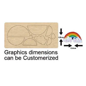 Rainbow and clouds Cutting Dies 2020 Die Cut&Wooden Dies Suitable for Common Die Cutting Machines on the Market
Rainbow and clouds Cutting Dies 2020 Die Cut&Wooden Dies Suitable for Common Die Cutting Machines on the Market
