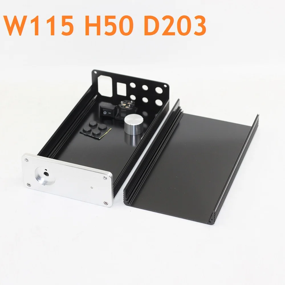 Мини-усилитель мощности в корпусе DIY из анодированного алюминия 
Мини-усилитель мощности в корпусе DIY из анодированного алюминия