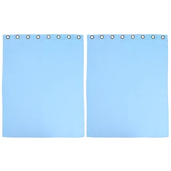 2pcs Decorative Curtain Fashion Blackout Curtain Stylish Window Curtain for Home Living Room Bedroom - Blue (245x140cm, Perforat
2pcs Decorative Curtain Fashion Blackout Curtain Stylish Window Curtain for Home Living Room Bedroom - Blue (245x140cm, Perforat