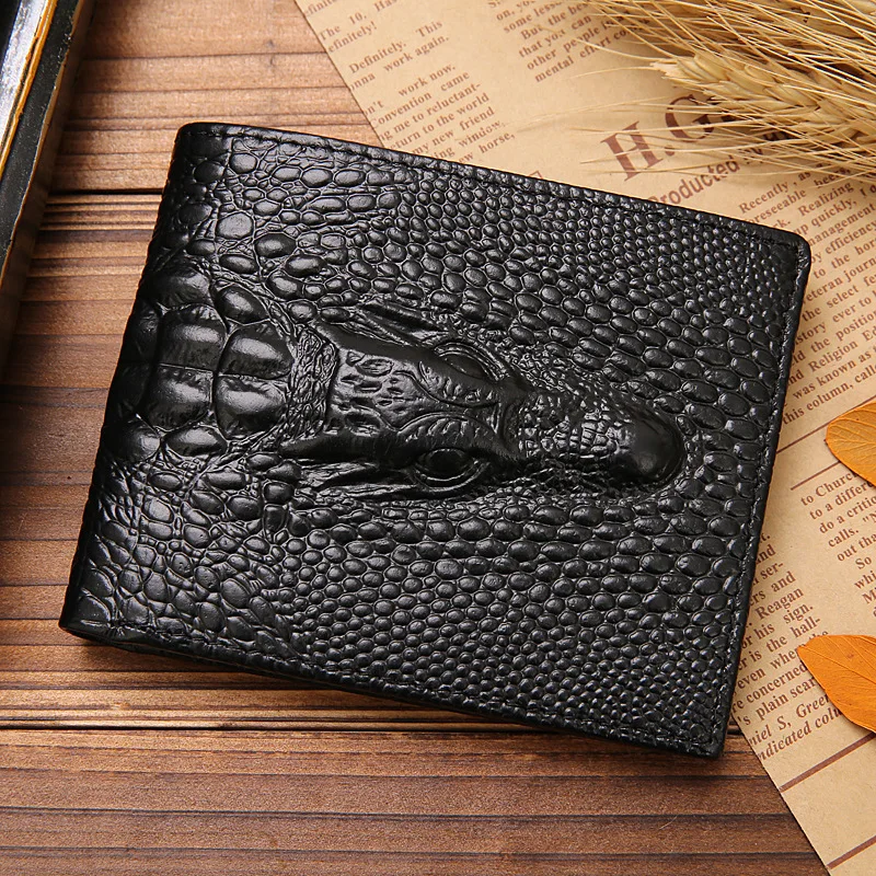 Europe And America Crocodile Head MEN'S Wallet Wallet Leather Wallet Currently Available
Europe And America Crocodile Head MEN'S Wallet Wallet Leather Wallet Currently Available