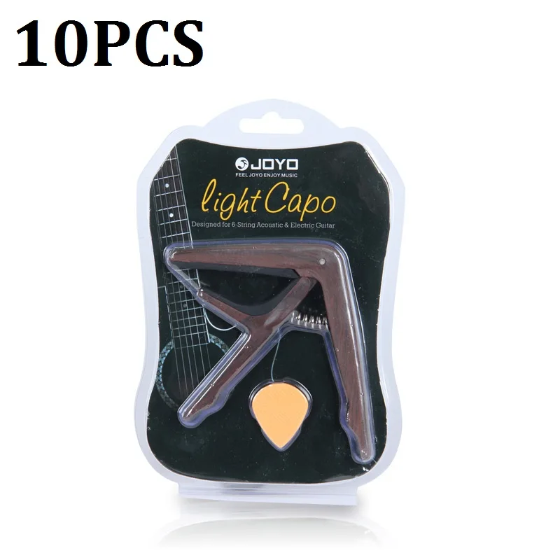10PCS JOYO JCP-01 Light Guitar Capo Quick Change Clamp Key Plastic Steel with Pick for 6-String Acoustic Electric Guitar
10PCS JOYO JCP-01 Light Guitar Capo Quick Change Clamp Key Plastic Steel with Pick for 6-String Acoustic Electric Guitar