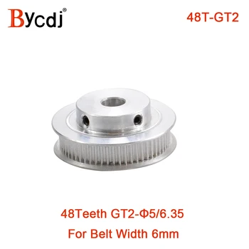 GT 48 Teeth 2M 2GT Timing Pulley Bore 5/6/6.35/7/8/10/12/14mm for GT2 Open Synchronous belt width 6/10mm wheel 48Teeth 48T
GT 48 Teeth 2M 2GT Timing Pulley Bore 5/6/6.35/7/8/10/12/14mm for GT2 Open Synchronous belt width 6/10mm wheel 48Teeth 48T