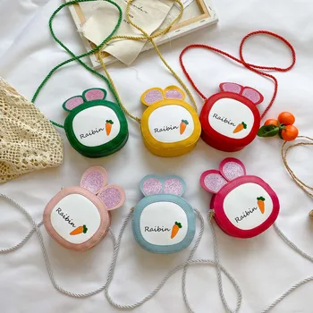 Cute Rabbit Baby Girls Mini Crossbody Bag Lovely Children Coin Purse Princess Shoulder Bags PU Leather kids Small Wallet Handbag
Cute Rabbit Baby Girls Mini Crossbody Bag Lovely Children Coin Purse Princess Shoulder Bags PU Leather kids Small Wallet Handbag