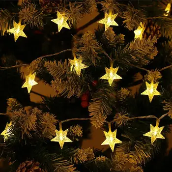 5.3 Meters 50 Stars LED String Lights Battery-Operated Star Lights With Remote Control Christmas Halloween Party Glow Supplies 
5.3 Meters 50 Stars LED String Lights Battery-Operated Star Lights With Remote Control Christmas Halloween Party Glow Supplies
