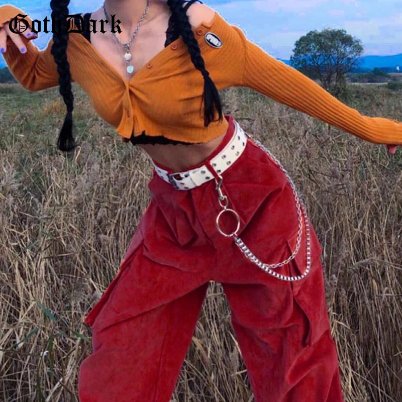 Goth Dark E-Girl Vintage 90s Aesthetic Corduroy Pants Gothic Vintage Harajuku Wide Leg Elastic Ankle Trousers Women's Streetwear
Goth Dark E-Girl Vintage 90s Aesthetic Corduroy Pants Gothic Vintage Harajuku Wide Leg Elastic Ankle Trousers Women's Streetwear