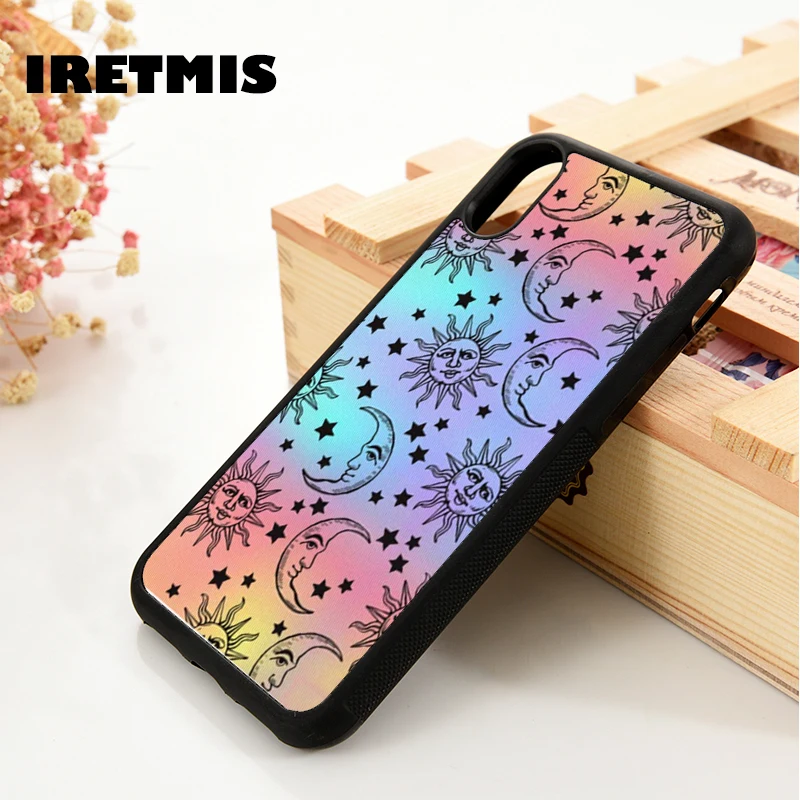 Iretmis 5 5S SE 6 6S Мягкий ТПУ силиконовый резиновый чехол для телефона iPhone 7 8 plus X Xs 11 Pro Max