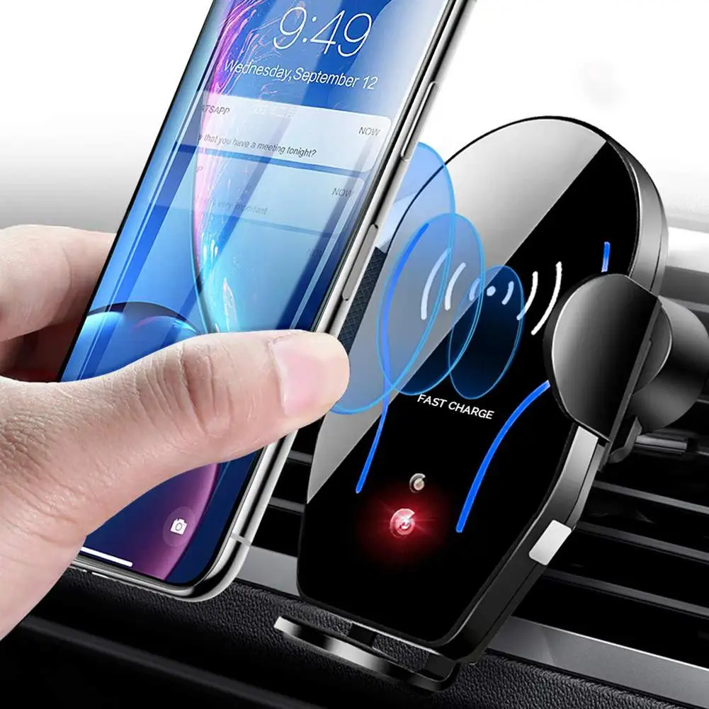 X8 Universal Car Charger Holder Air Vent Wireless Qi Quick Auto Lock Clip Phone Bracket Stand Holder Automobile 
X8 Universal Car Charger Holder Air Vent Wireless Qi Quick Auto Lock Clip Phone Bracket Stand Holder Automobile