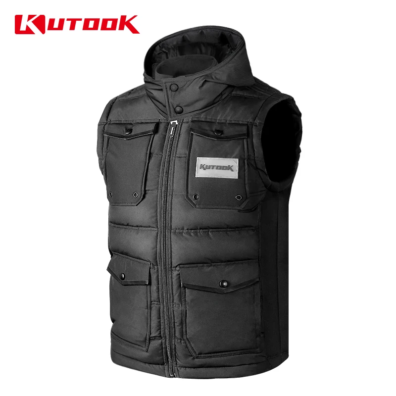 Kutook Winter Men Cycling Vest Outdoor Waterproof Ski Sleeveless Jacket Down Cotton Hood Detachable
Kutook Winter Men Cycling Vest Outdoor Waterproof Ski Sleeveless Jacket Down Cotton Hood Detachable