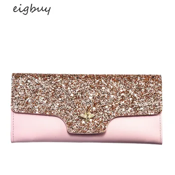 2020 New Ladies Wallet Long Fashion Fresh Sequins Tri-Fold Wallet Female Buckle Multifunction Ling Qian Wei Hand Wallet
2020 New Ladies Wallet Long Fashion Fresh Sequins Tri-Fold Wallet Female Buckle Multifunction Ling Qian Wei Hand Wallet