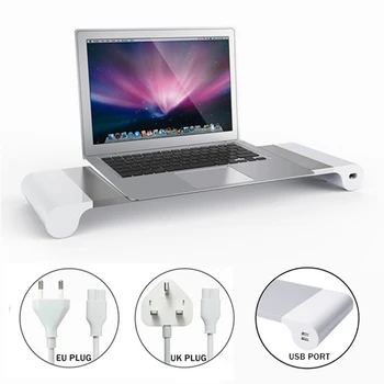 Aluminum Alloy Laptop Monitor Holder Stand With 4 USB Ports Desktop Holder Desk Stand EU Plug For Tablets PC Laptops
Aluminum Alloy Laptop Monitor Holder Stand With 4 USB Ports Desktop Holder Desk Stand EU Plug For Tablets PC Laptops