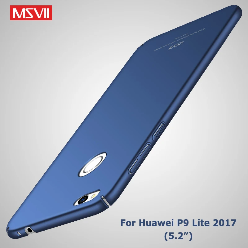 P9 Lite чехол Msvii Silm Scrub Coque для Huawei Чехол Жесткий ПК 20017 P9Lite телефона 5 2"|Бамперы| |