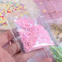 1 תיק בית DIY בעבודת יד אהבת לב נצנצים קריסטל אפוקסי תכשיטי מסיבת אביזרי שרף מילוי תפירת Paillette Loose פאייטים(China)