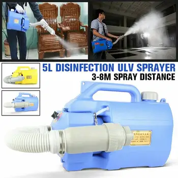5L Capacity Electric Disinfection Cold Fogger Machine Handheld Sterilization Sprayer ULV Fogger Disfectant Tool 220V 2 Color
5L Capacity Electric Disinfection Cold Fogger Machine Handheld Sterilization Sprayer ULV Fogger Disfectant Tool 220V 2 Color