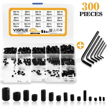 M2.5 / M3 / M4 / M5 / M6 / M8 Hexagon socket head cap screws fixing kit Flat head screws with hexagon socket drive, 12.9 alloy s
M2.5 / M3 / M4 / M5 / M6 / M8 Hexagon socket head cap screws fixing kit Flat head screws with hexagon socket drive, 12.9 alloy s