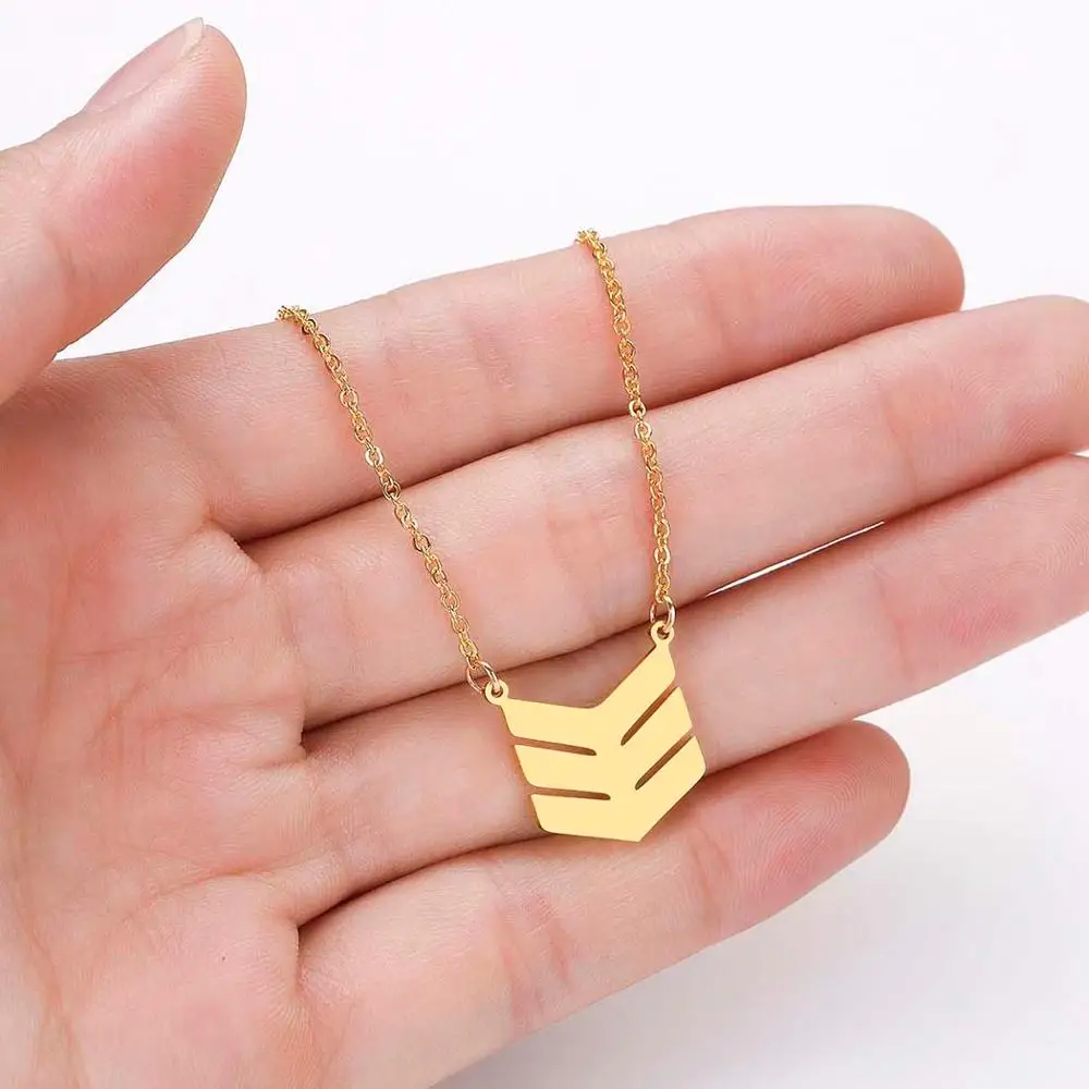 CHENGXUN Simple Triple Chevron Pendant Necklace Layering Minimalist Necklace for Women Girls Everyday Accessory Gift for Friends
CHENGXUN Simple Triple Chevron Pendant Necklace Layering Minimalist Necklace for Women Girls Everyday Accessory Gift for Friends