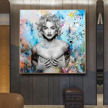 Canvas Poster Graffiti Madonna Ciccone Home Decor Print Actor Painting Wall Famous Singer Sexy Picture For Living Room Cuadros
Canvas Poster Graffiti Madonna Ciccone Home Decor Print Actor Painting Wall Famous Singer Sexy Picture For Living Room Cuadros