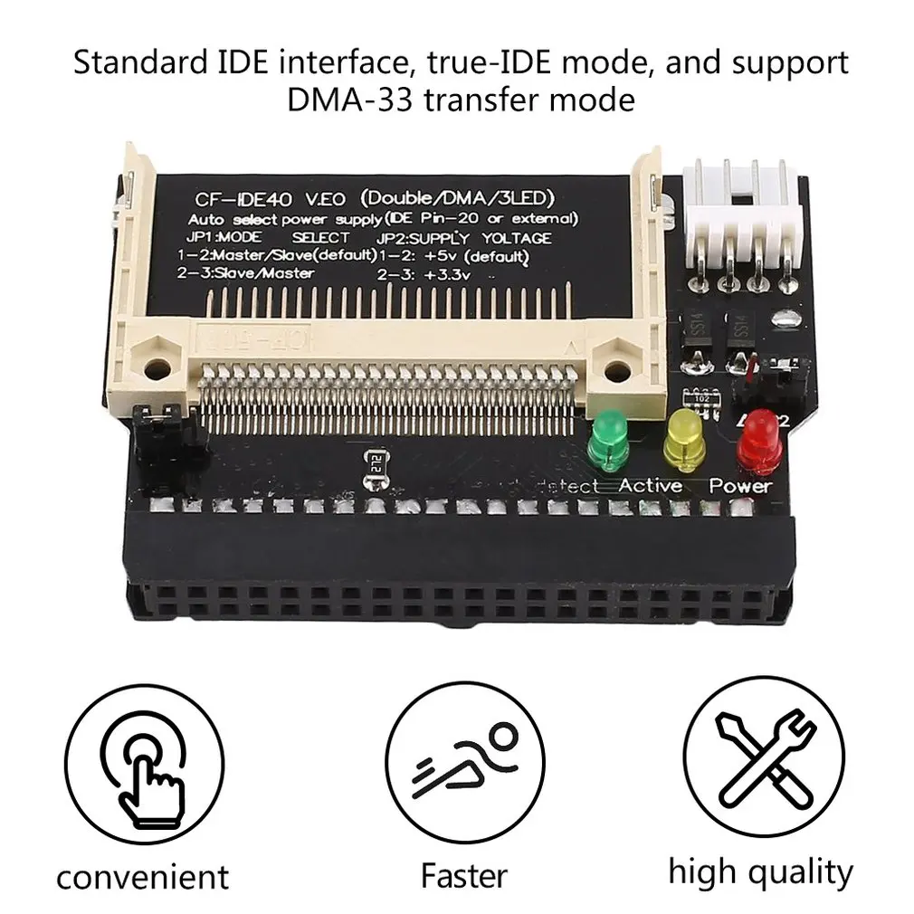 CF to 40Pin IDE Adapter Adapter Converter Compact Flash CF to 3.5 Female 40 Pin IDE Bootable Card Drop Shipping
CF to 40Pin IDE Adapter Adapter Converter Compact Flash CF to 3.5 Female 40 Pin IDE Bootable Card Drop Shipping