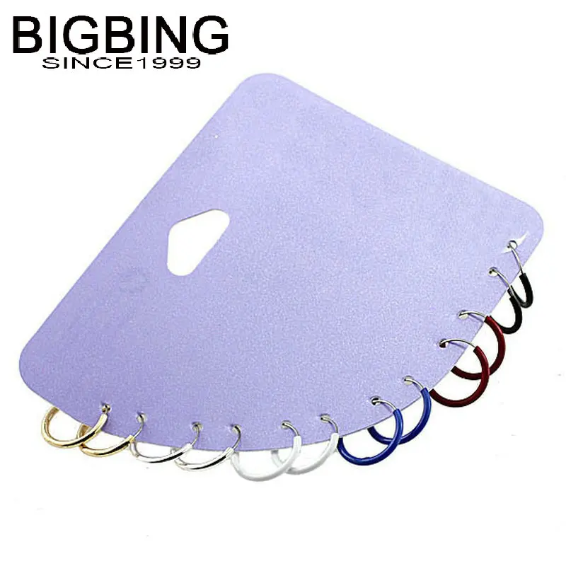 R005 BIGBING ювелирные изделия 6 пар маленькие круглые серьги-гвоздики цветов модные