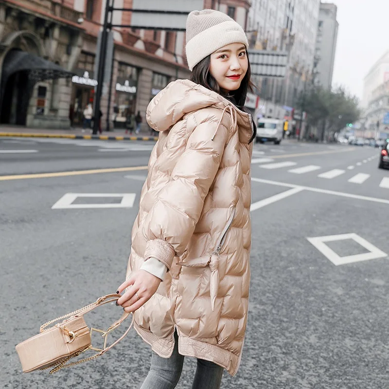 Winter Down Parka Coat Women 2019 New Long Warm Down Cotton Coats Korean Female Loose Cotton-Padded Coats Ladies Hooded Overcoat
Winter Down Parka Coat Women 2019 New Long Warm Down Cotton Coats Korean Female Loose Cotton-Padded Coats Ladies Hooded Overcoat