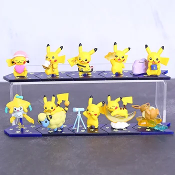 Cartoon Monsters Eevee Jirachi Ditto Night Parade Mini PVC Figures Collectible Toys 10pcs/set
Cartoon Monsters Eevee Jirachi Ditto Night Parade Mini PVC Figures Collectible Toys 10pcs/set