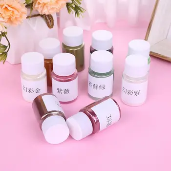 10 Pcs/set DIY Handmade Soap Color Pearlescent Powder Mica Jewelry Crafts Making Filled Epoxy Pigment
10 Pcs/set DIY Handmade Soap Color Pearlescent Powder Mica Jewelry Crafts Making Filled Epoxy Pigment
