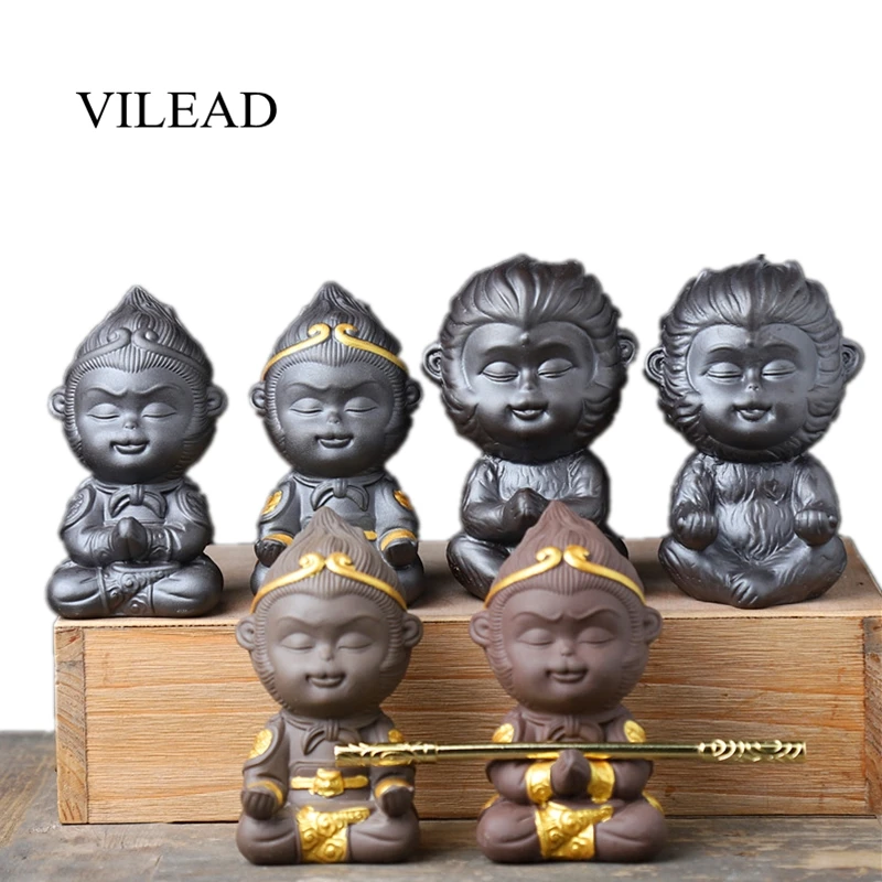 VILEAD 9cm Ceramic Sun WooKong Monkey King Figurines QiTian DaSheng Ornament Aquarium Fish Tank Landscape Tea Car Desktop Crafts
VILEAD 9cm Ceramic Sun WooKong Monkey King Figurines QiTian DaSheng Ornament Aquarium Fish Tank Landscape Tea Car Desktop Crafts