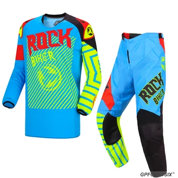 ROCK BIKER Motocross Suits Motorbike Racing Riding Jersey Pants Sets Motorcycle MX ATV Clothes Off Road Suit Black Yellow Blue 
ROCK BIKER Motocross Suits Motorbike Racing Riding Jersey Pants Sets Motorcycle MX ATV Clothes Off Road Suit Black Yellow Blue