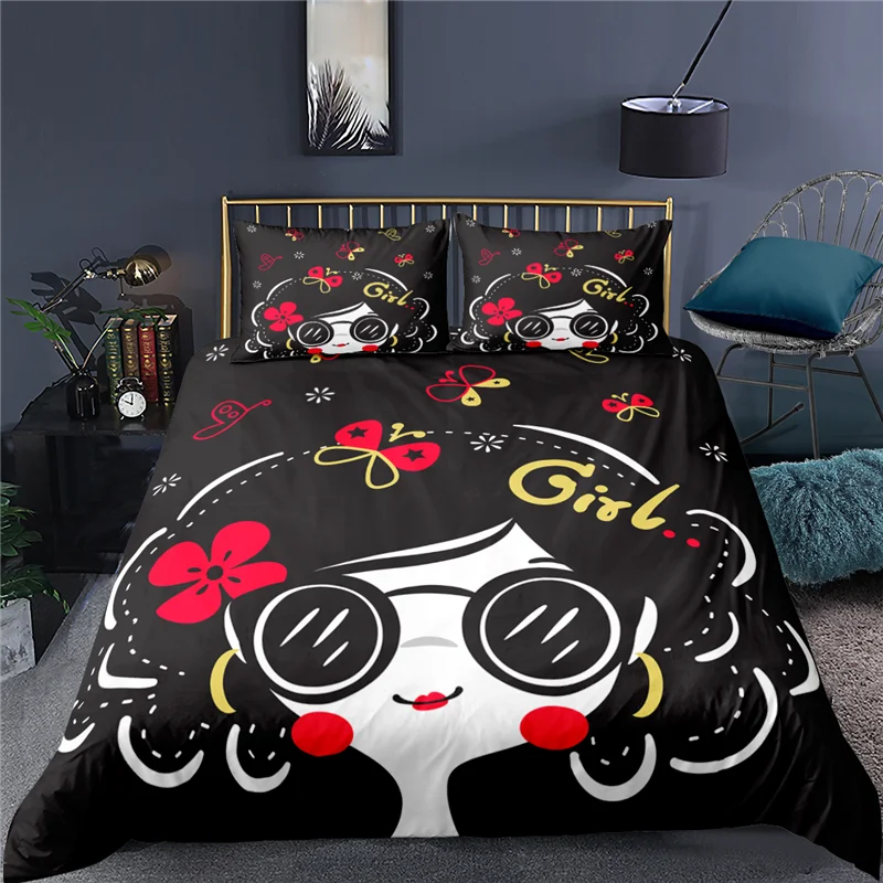 Luxury 3D Abstract Art Girl Print Home Living Comfortable Duvet Cover Set Kids Bedding Set Queen and King EU/US/AU/UK Size
Luxury 3D Abstract Art Girl Print Home Living Comfortable Duvet Cover Set Kids Bedding Set Queen and King EU/US/AU/UK Size