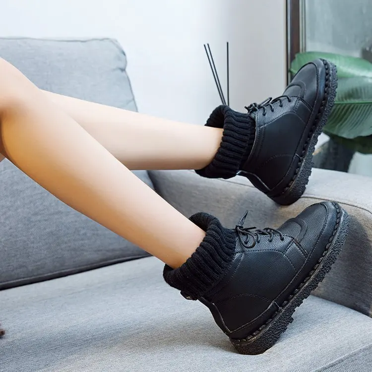 2018 Spring New Style Women's Retro Small Short Boots Single Boots Bootie Lace-up Yarn Mouth WOMEN'S Shoes Trend Comfortable Cas
2018 Spring New Style Women's Retro Small Short Boots Single Boots Bootie Lace-up Yarn Mouth WOMEN'S Shoes Trend Comfortable Cas