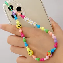 Mobile Phone Strap Lanyard Colorful Beads Soft Pottery Pendant For Cellphone Ornaments Women 2021 New Summer Jewelry Accessory
Mobile Phone Strap Lanyard Colorful Beads Soft Pottery Pendant For Cellphone Ornaments Women 2021 New Summer Jewelry Accessory