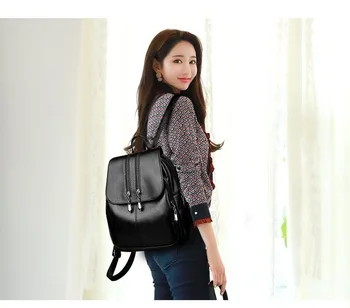 2020 new women's backpack large capacity fashion ladies backpack double zipper solid color anti-theft backpack
2020 new women's backpack large capacity fashion ladies backpack double zipper solid color anti-theft backpack