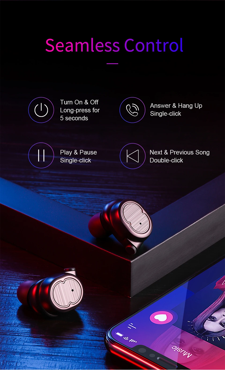 SANLEPUS TWS 5.0 Wireless Headphones Bluetooth Earphones Sports Earbuds Stereo Headset Handsfree Auriculares For Phones Xiaomi SANLEPUS TWS 5.0 Wireless Headphones Bluetooth Earphones Sports Earbuds Stereo Headset Handsfree Auriculares For Phones Xiaomi
