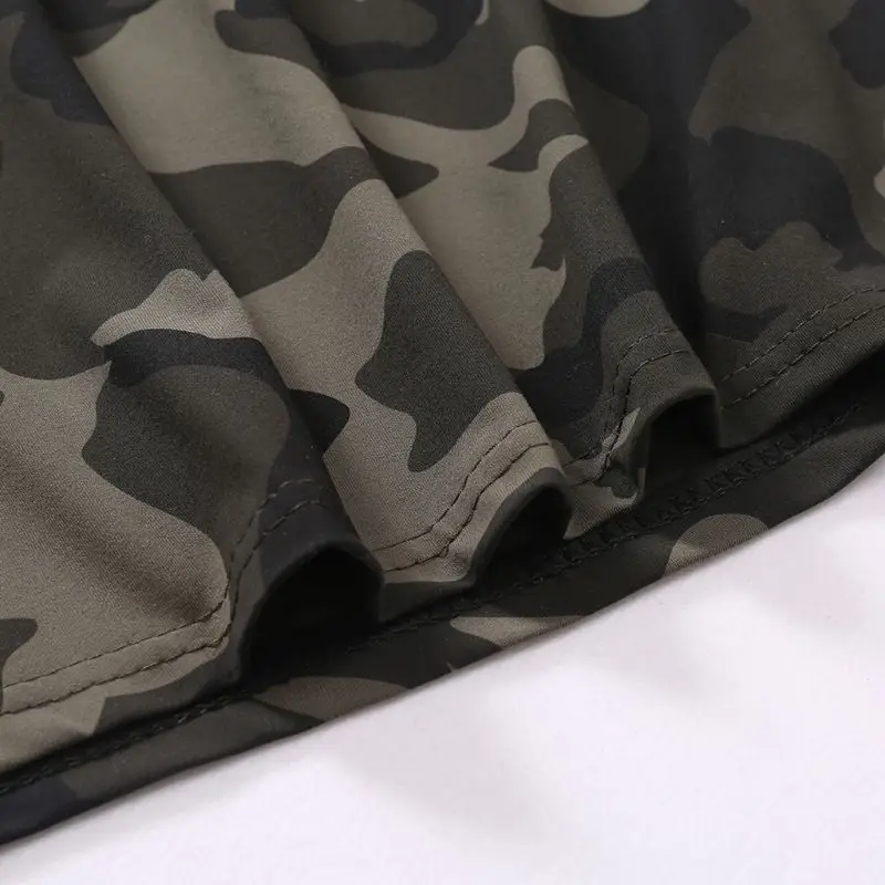 Women Camouflage Printed T-Shirt Short Sleeve O-Neck Slim Tops Cotton Blend Soft Y4QB
Women Camouflage Printed T-Shirt Short Sleeve O-Neck Slim Tops Cotton Blend Soft Y4QB