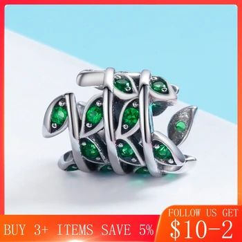 CodeMonkey 925 Sterling Silver Tree of Life Green Leaves Charms Bead Fit Original Design Bracelet Necklace Jewelry Making C567
CodeMonkey 925 Sterling Silver Tree of Life Green Leaves Charms Bead Fit Original Design Bracelet Necklace Jewelry Making C567