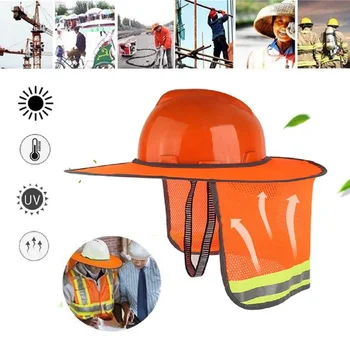 Hat Neck Shield Practical Durable Reflective Strip Polyester Sanitation Worker Helmet Scarf Helmet Sun Visor Safety Windbreak
Hat Neck Shield Practical Durable Reflective Strip Polyester Sanitation Worker Helmet Scarf Helmet Sun Visor Safety Windbreak