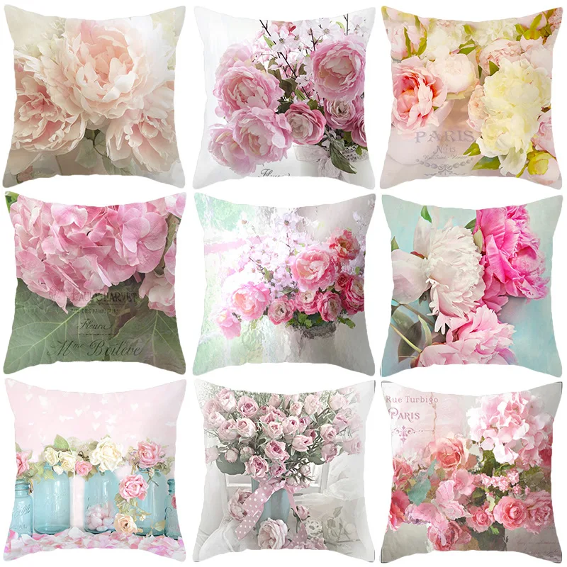 New Plush Cushion Cover Pillowcase American Country Rose Mediterranean Pillow Case Decor Sofa Throw Pillows Room 45 * 45cm
New Plush Cushion Cover Pillowcase American Country Rose Mediterranean Pillow Case Decor Sofa Throw Pillows Room 45 * 45cm