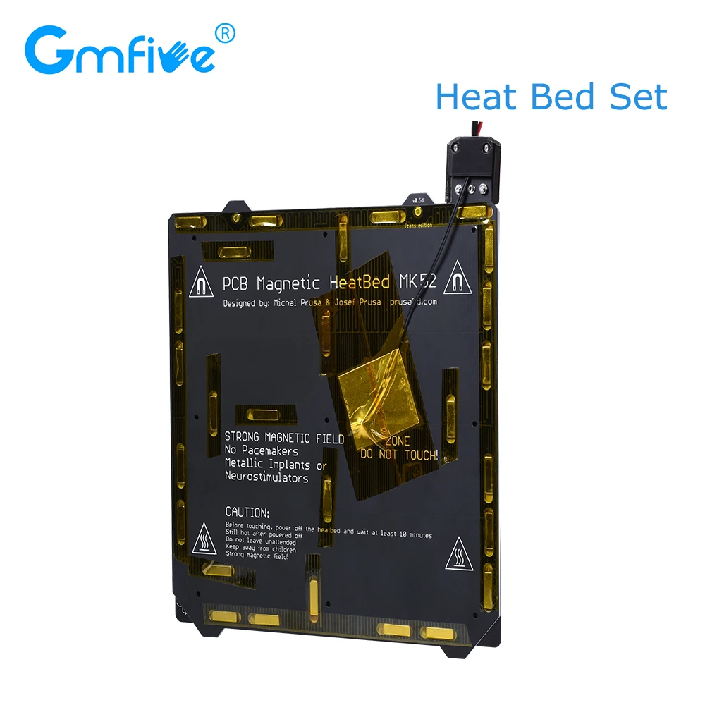 GmFive Clone Prusa i3 3D Printer Heat Bed MK3 PCB Magnetic With Spring Steel Plate MK52 24V For Prusa i3 MK3 MK3S
GmFive Clone Prusa i3 3D Printer Heat Bed MK3 PCB Magnetic With Spring Steel Plate MK52 24V For Prusa i3 MK3 MK3S