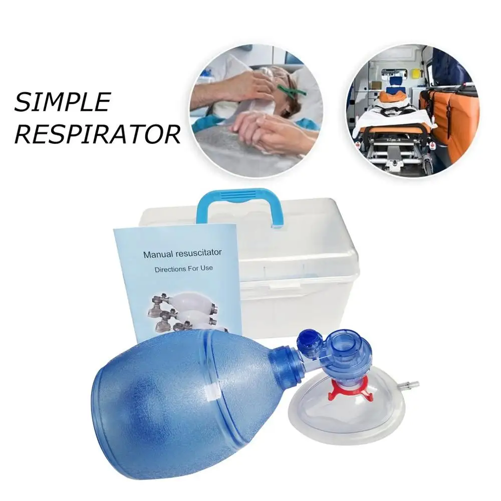 Simple Self Help Elysaid PVC Simple Resuscitator CPR Rescue Airbags First Aid Training Life Saving Device 1 Set
Simple Self Help Elysaid PVC Simple Resuscitator CPR Rescue Airbags First Aid Training Life Saving Device 1 Set