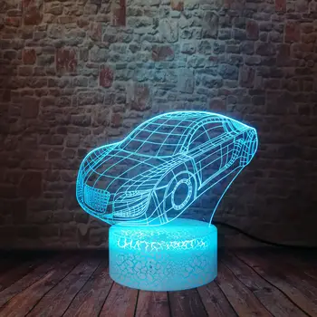 Funny 3D Illusion LED Nightlight Colorful Changing Light Desk Car Model action & toy figures
Funny 3D Illusion LED Nightlight Colorful Changing Light Desk Car Model action & toy figures