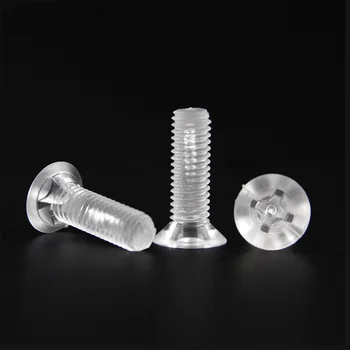 200PCS M2 M3 M4 M5 M6 Transparent Acrylic Flat Cross Recessed Countersunk Head Machine Screws Clear Screw Fastners L4mm-40mm
200PCS M2 M3 M4 M5 M6 Transparent Acrylic Flat Cross Recessed Countersunk Head Machine Screws Clear Screw Fastners L4mm-40mm