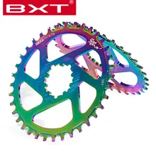 Ultralight rowerów GXP korba okrągły kształt 32T 34T 36T 38T MTB łańcuch rowerowy koło łańcuchowe koło rowerowe korba pojedyncza płyta(China)