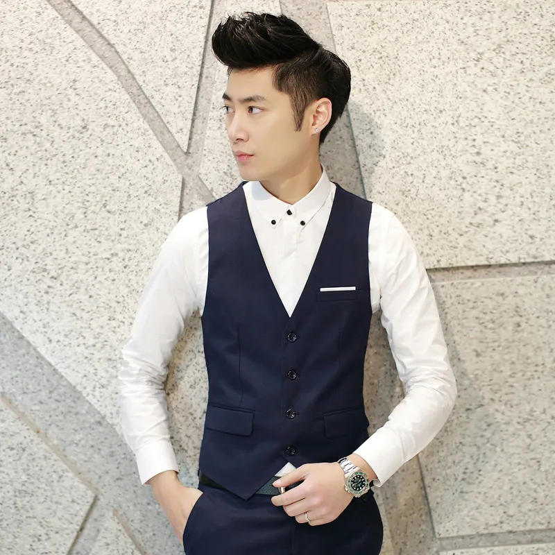 2016 Spring And Autumn New Style Men Solid Color Large Size Suit Waistcoat Men's Korean-style Casual Slim Fit Vest Vest Men'S We
2016 Spring And Autumn New Style Men Solid Color Large Size Suit Waistcoat Men's Korean-style Casual Slim Fit Vest Vest Men'S We