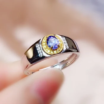 Per jewelry Men ring Natural real tanzanite ring Free shipping 925 sterling silver 4*6mm 0.6ct gemstone For men or women R20177
Per jewelry Men ring Natural real tanzanite ring Free shipping 925 sterling silver 4*6mm 0.6ct gemstone For men or women R20177